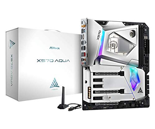 ASRock X570 AQUA 本格水冷PCマザーボード 限定品069/999 41Q+gmRxvaL.jpg